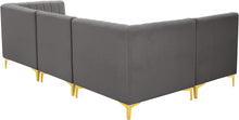 Load image into Gallery viewer, Alina Grey Velvet Modular Sectional
