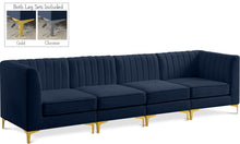 Load image into Gallery viewer, Alina Navy Velvet Modular Sofa image
