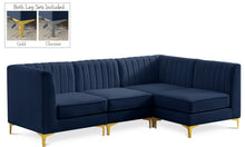 Load image into Gallery viewer, Alina Navy Velvet Modular Sectional image
