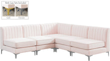 Load image into Gallery viewer, Alina Pink Velvet Modular Sectional
