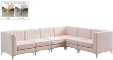 Load image into Gallery viewer, Alina Pink Velvet Modular Sectional
