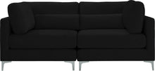 Load image into Gallery viewer, Julia Black Velvet Modular Sofa
