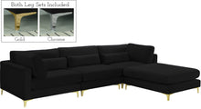 Load image into Gallery viewer, Julia Black Velvet Modular Sectional (4 Boxes)
