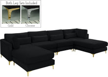 Load image into Gallery viewer, Julia Black Velvet Modular Sectional (6 Boxes)
