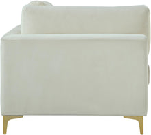 Load image into Gallery viewer, Julia Cream Velvet Modular Corner Chair
