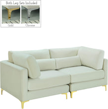 Load image into Gallery viewer, Julia Cream Velvet Modular Sofa image

