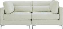 Load image into Gallery viewer, Julia Cream Velvet Modular Sofa
