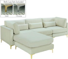 Load image into Gallery viewer, Julia Cream Velvet Modular Sectional (4 Boxes) image
