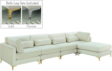 Load image into Gallery viewer, Julia Cream Velvet Modular Sectional (5 Boxes) image
