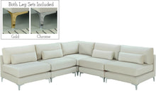 Load image into Gallery viewer, Julia Cream Velvet Modular Sectional (5 Boxes)
