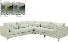 Load image into Gallery viewer, Julia Cream Velvet Modular Sectional (5 Boxes)
