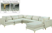 Load image into Gallery viewer, Julia Cream Velvet Modular Sectional (7 Boxes) image
