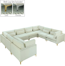 Load image into Gallery viewer, Julia Cream Velvet Modular Sectional (8 Boxes) image

