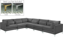 Load image into Gallery viewer, Julia Grey Velvet Modular Sectional (6 Boxes)
