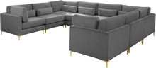 Load image into Gallery viewer, Julia Grey Velvet Modular Sectional (8 Boxes)
