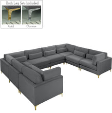 Load image into Gallery viewer, Julia Grey Velvet Modular Sectional (8 Boxes) image
