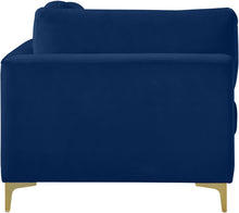 Load image into Gallery viewer, Julia Navy Velvet Modular Corner Chair

