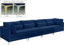 Load image into Gallery viewer, Julia Navy Velvet Modular Sofa (4 Boxes)
