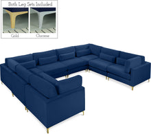 Load image into Gallery viewer, Julia Navy Velvet Modular Sectional (8 Boxes) image
