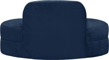 Load image into Gallery viewer, Mitzy Navy Velvet Loveseat
