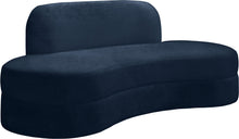 Load image into Gallery viewer, Mitzy Navy Velvet Sofa image
