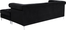 Load image into Gallery viewer, Damian Black Velvet 2pc. Reversible Sectional
