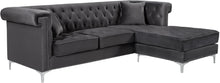Load image into Gallery viewer, Damian Grey Velvet 2pc. Reversible Sectional image
