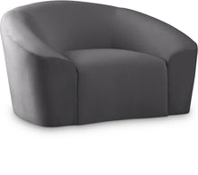 Load image into Gallery viewer, Riley Grey Velvet Chair image
