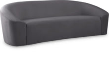 Load image into Gallery viewer, Riley Grey Velvet Sofa image
