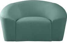 Load image into Gallery viewer, Riley Mint Velvet Chair
