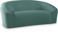 Load image into Gallery viewer, Riley Mint Velvet Loveseat image
