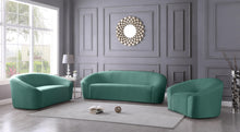 Load image into Gallery viewer, Riley Mint Velvet Sofa
