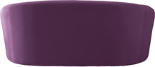 Load image into Gallery viewer, Riley Purple Velvet Loveseat
