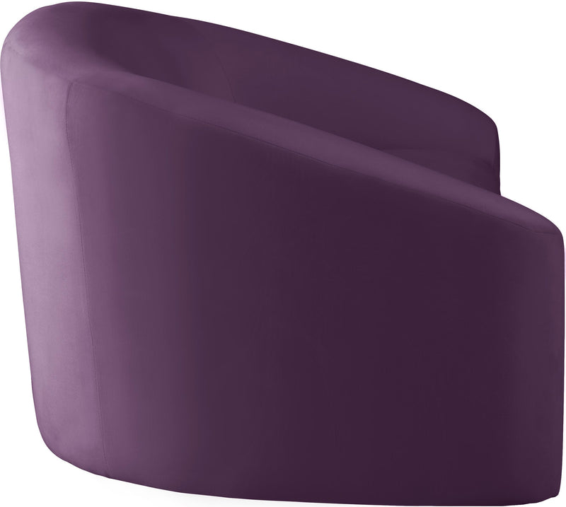 Riley Purple Velvet Sofa