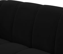 Load image into Gallery viewer, Elijah Black Velvet Sofa
