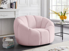 Load image into Gallery viewer, Elijah Pink Velvet Chair
