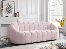 Load image into Gallery viewer, Elijah Pink Velvet Sofa
