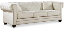 Load image into Gallery viewer, Bowery Cream Velvet Sofa image
