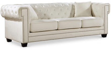 Load image into Gallery viewer, Bowery Cream Velvet Sofa
