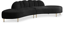 Load image into Gallery viewer, Divine Black Velvet 2pc. Sectional image
