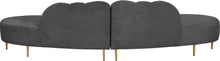 Load image into Gallery viewer, Divine Grey Velvet 2pc. Sectional
