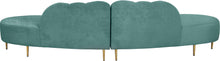 Load image into Gallery viewer, Divine Mint Velvet 2pc. Sectional
