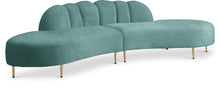 Load image into Gallery viewer, Divine Mint Velvet 2pc. Sectional image
