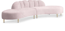Load image into Gallery viewer, Divine Pink Velvet 2pc. Sectional image
