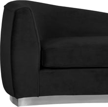 Load image into Gallery viewer, Julian Black Velvet Chaise
