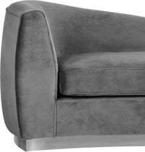 Load image into Gallery viewer, Julian Grey Velvet Chaise
