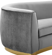 Load image into Gallery viewer, Julian Grey Velvet Chair
