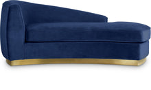 Load image into Gallery viewer, Julian Navy Velvet Chaise image
