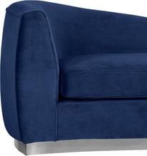 Load image into Gallery viewer, Julian Navy Velvet Chaise

