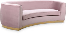 Load image into Gallery viewer, Julian Pink Velvet Sofa image
